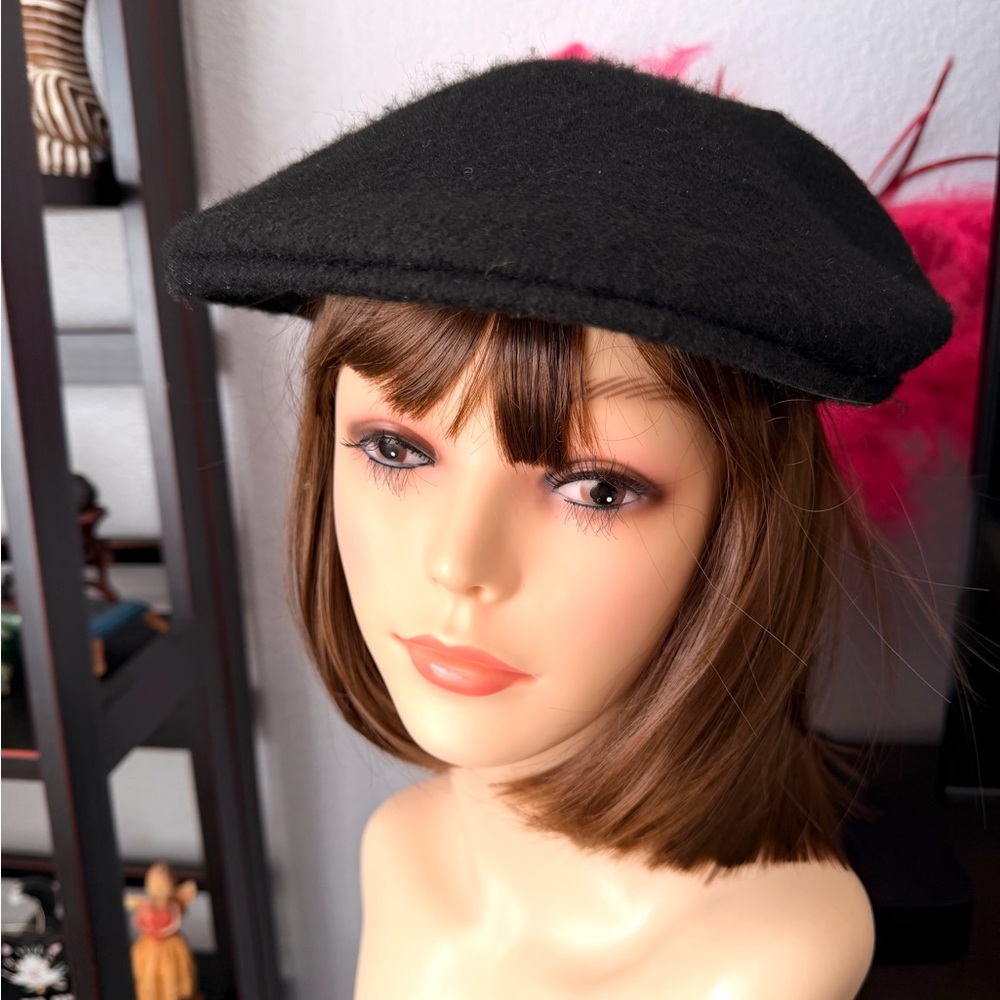 San Diego Hat Company Classic Black Newsboy Cap
